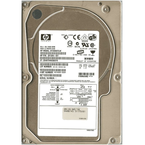 291244-001 HP DISK DRIVE 