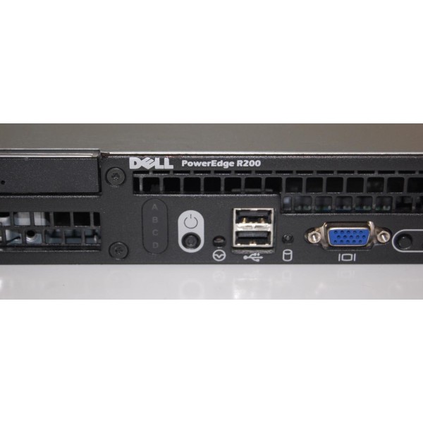 SERVIDOR DELL Poweredge R200 1 x Core2 Duo E4500 Rack 1U