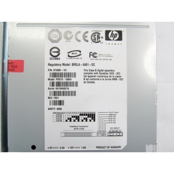 Sauvegarde LTO3 HP 973605-101