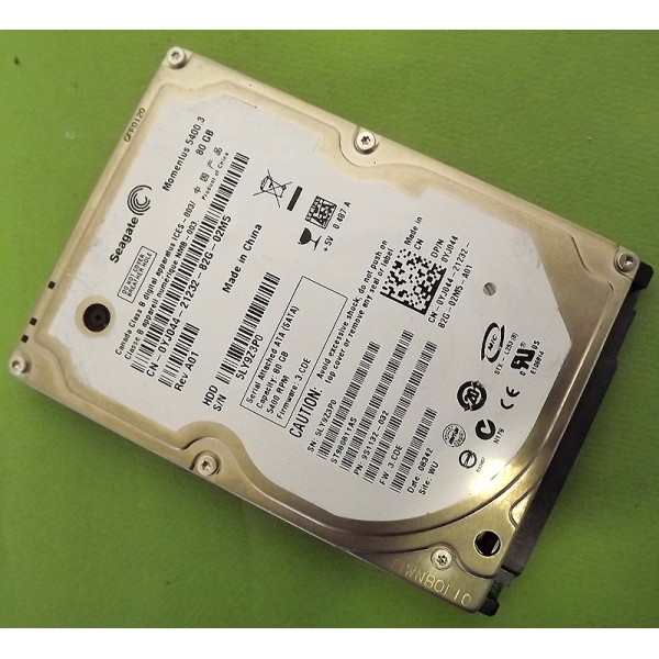 Disco Duro DELL 0YJ044 SATA 2.5" 80 Gigas 5400 Rpm