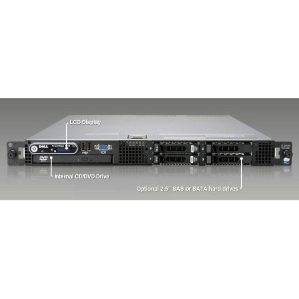 SERVIDOR DELL Poweredge 1950 2 x Xeon Quad Core L5320 Rack 1U