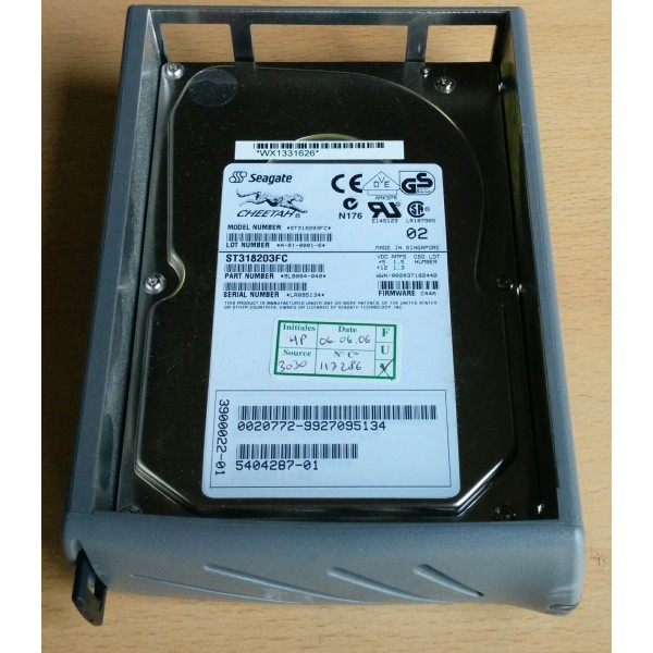 Disque Dur SUN Fibre 3.5 10Krpm 18 Gb 5404287