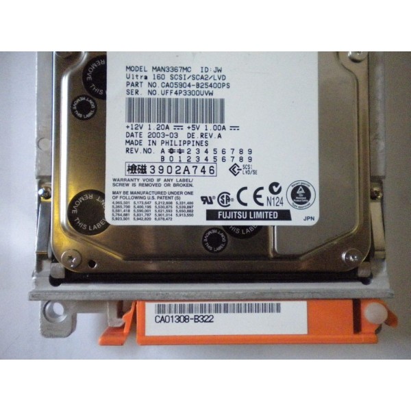 Disque Dur  Fujitsu SCSI 3.5 10Krpm 36 Gb CA01308-B322