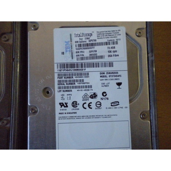 Disque Dur  Ibm Fibre 3.5 15Krpm 72 Gb 32P0769 32P0768