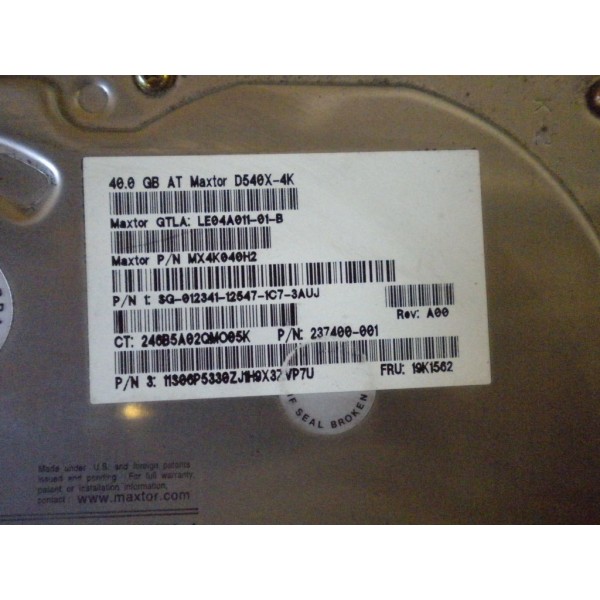 237400-001 HP DISK DRIVE    