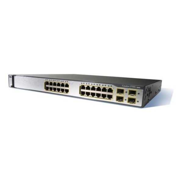 Switch CISCO WS-C3750G-24T-E 24 Ports 0 0