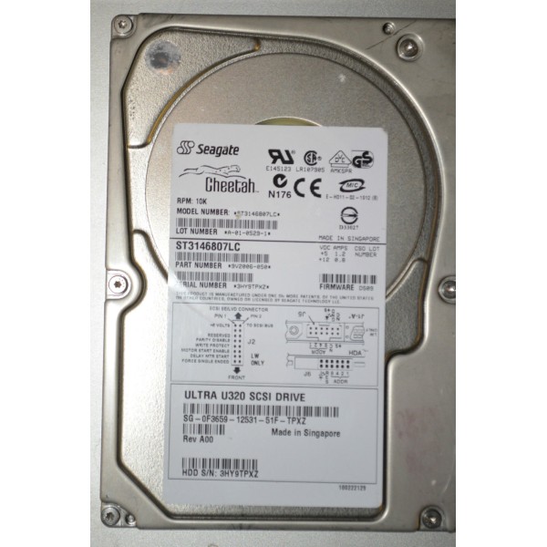 Dischi Dell ST3146807LC SCSI 3.5" 10Krpm 146 Gigas