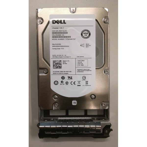 Disque Dur Dell SAS 3.5 15Krpm 450 Gb R749K