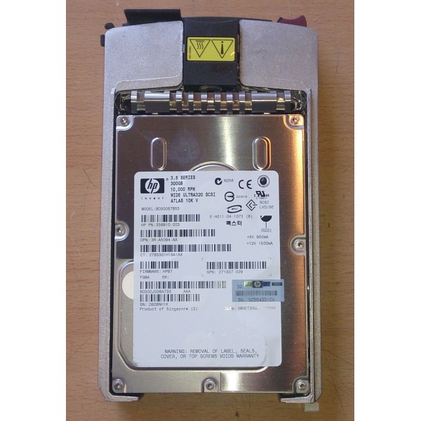 Disque Dur HP 356910-003 Scsi 3.5" 10Krpm 300 Gigas