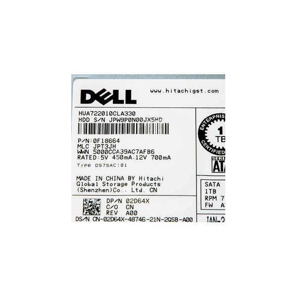 Disque dur DELL 2D64X