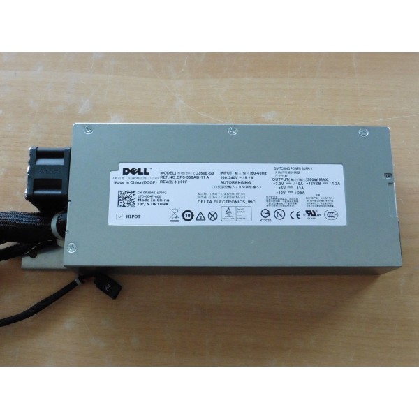 Alimentation pour DELL Poweredge R310 Ref : DPS-350AB-11 A