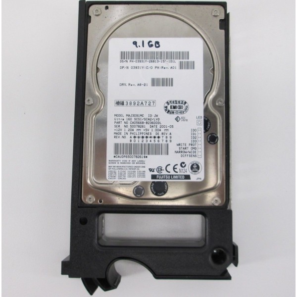 Disque dur DELL 3931Y SCSI 3.5 10 Krpm 9 Gigas