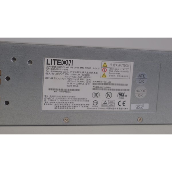 Alimentation pour NEC EX5800 120RG2/RH2 Ref : S93-0911031-L05