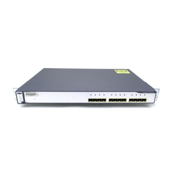 Switch Cisco WS-C3750G-12S-E 12 Ports Fibre channel 1 Gbs