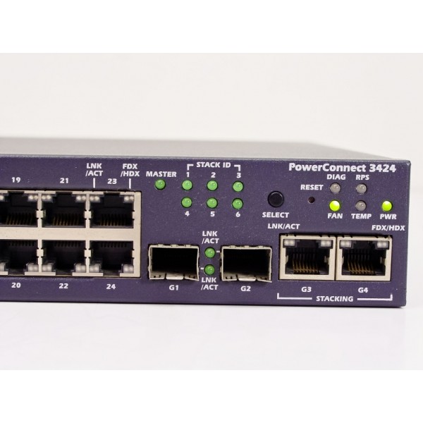 Switch DELL POWERCONNECT 3424 24 Ports RJ-45 10/100 Managed