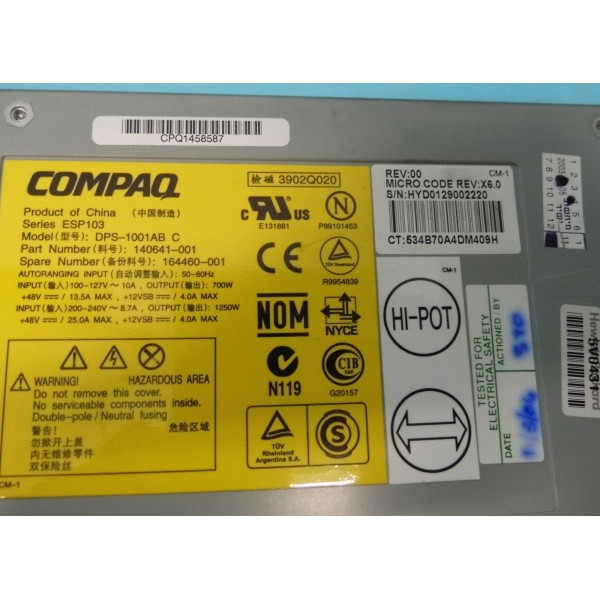 Alimentation pour HP Ref : ESP103