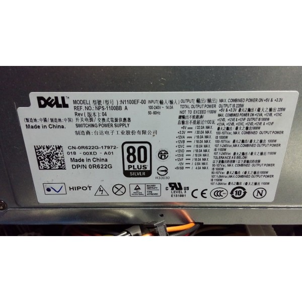 Alimentation pour DELL Ref : R622G