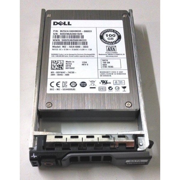 Disque Dur DELL SSD 2.5 100 Gb 0DYW42 -R