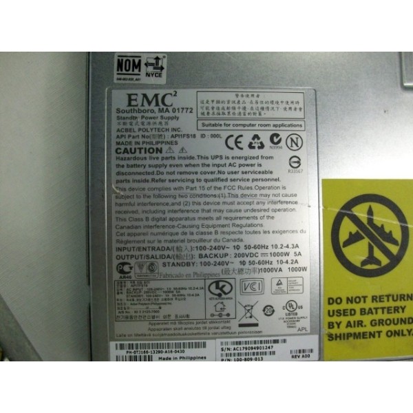 Fuente de Alimentacion DELL TJ166 para CX200/300/400