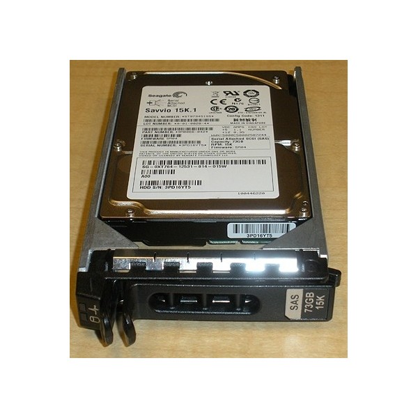 Hard Drive DELL XT764 SAS 2.5" 72 Gigas 15 Krpm