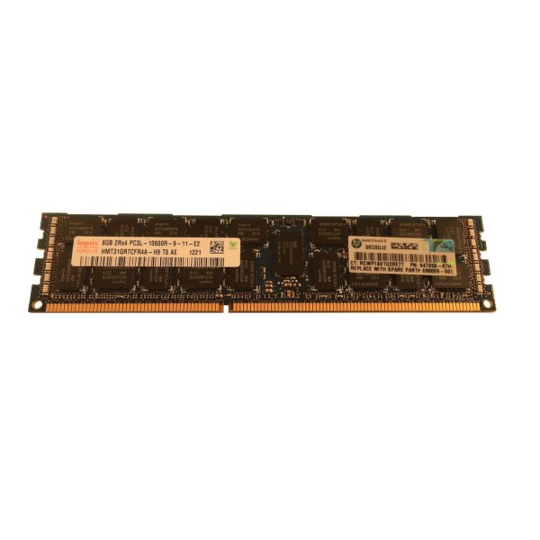 Memoire PC3L-10600R 8 Go HP 647650-071