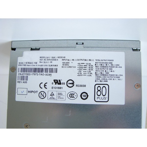 Alimentation DELL YY922