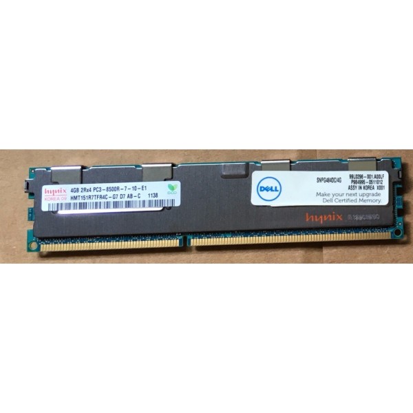 Memoire PC3-8500R 4 Go DELL SNPG484DC/4G