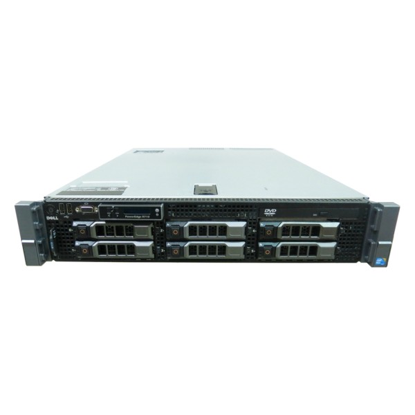 SERVEUR DELL Poweredge R710  1 x Xeon Six Core E5645 16 Gigas Rack 2U