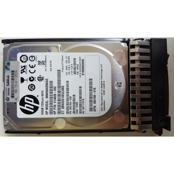 Disque Dur HP SATA 2.5 7200 Rpm 500 Gb MM0500EBKAE