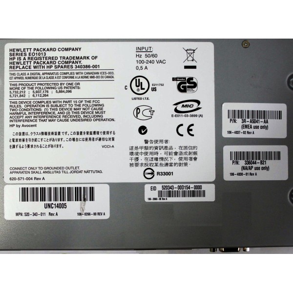 Switch 8 Ports HP :  340386-001