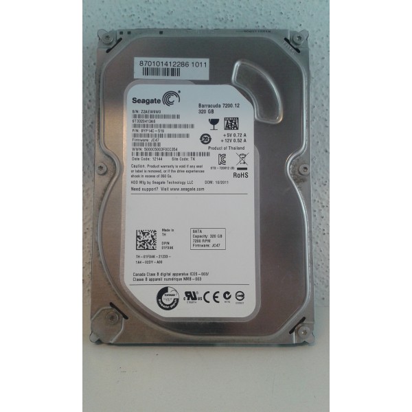 Hard Disk DELL 1FX4K SATA 3.5" 320 Gigas 7200 Rpm