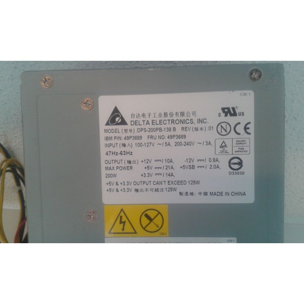 Alimentation DELTA DPS-200PB-138B