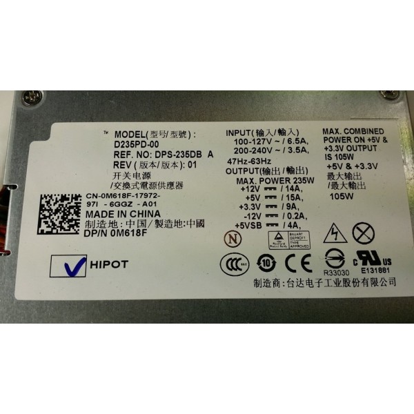 Alimentation DELL M618F