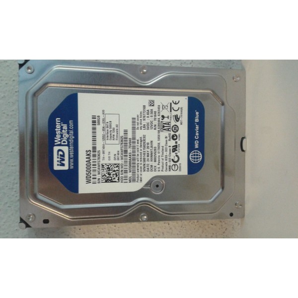 Disque dur WD WD5000AAKX SATA 3.5" 500 Gigas 7200 Rpm