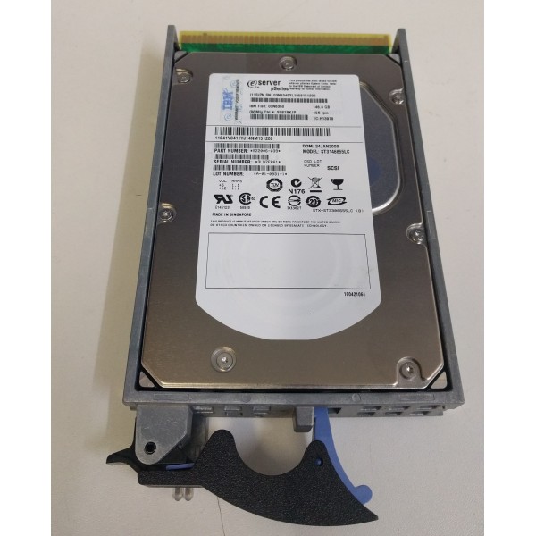 Disque dur IBM 03N6350 SCSI 3.5" 146 Gigas 15 Krpm