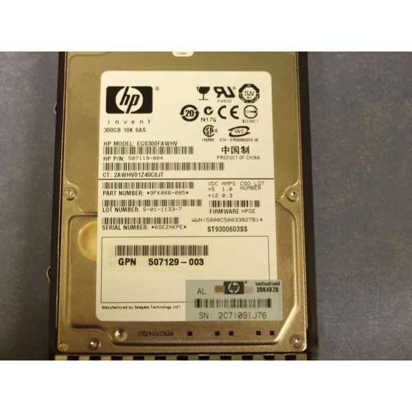 Hard Disk SUN 390-0258-02 FIBRE 3.5" 300 Gigas 10 Krpm