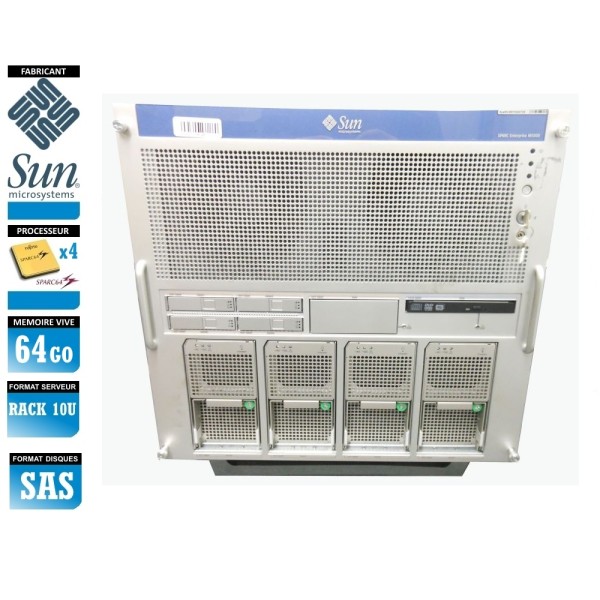 SERVER SUN M5000 4 x Sparc 64 VI Dual Core SPARC64 6 64 Gigas Rack 10U