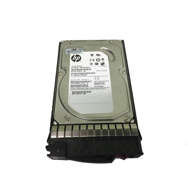 Disque dur HP 507618-002 SAS 3.5" 1000 Gigas 7200 Rpm