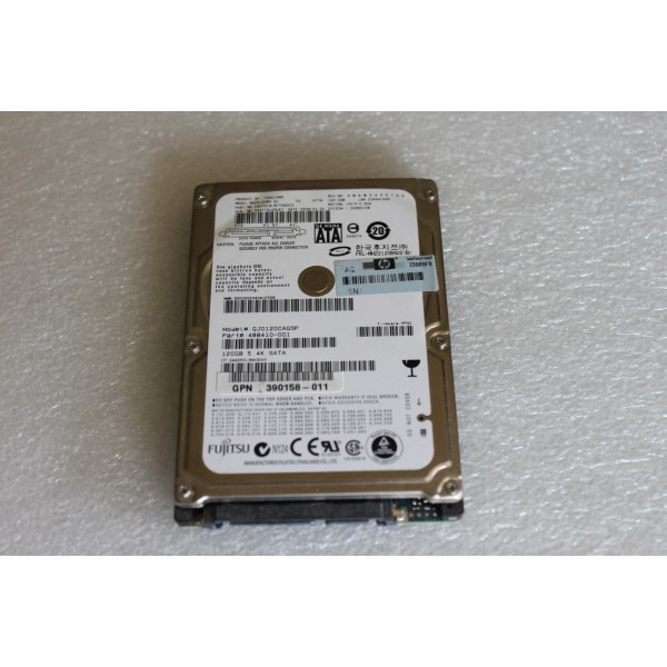 Hard Drive HP 390158-011 SATA 2.5" 120 Gigas 5400 Rpm