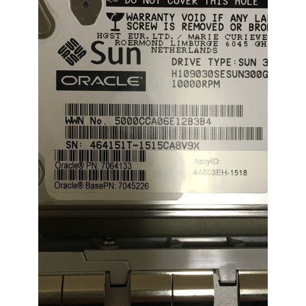 Disque Dur SUN SAS 2.5 10 Krpm 300 Gb 7064133