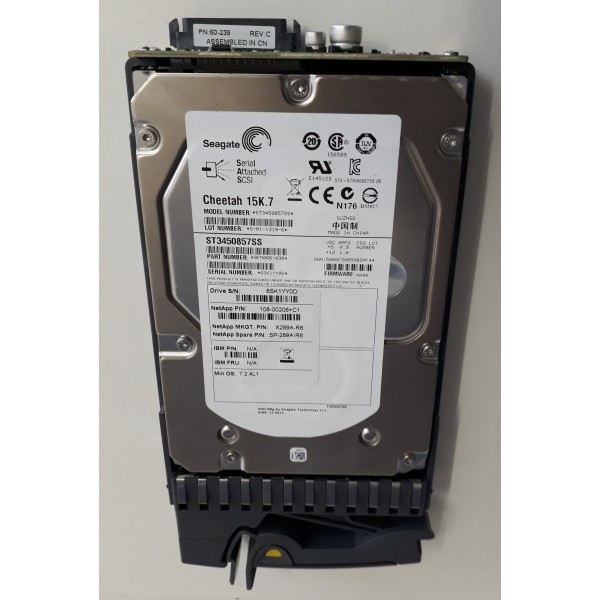 Disque Dur NETAPP FC 3.5 15 Krpm 450 Gb SP-289A-R6