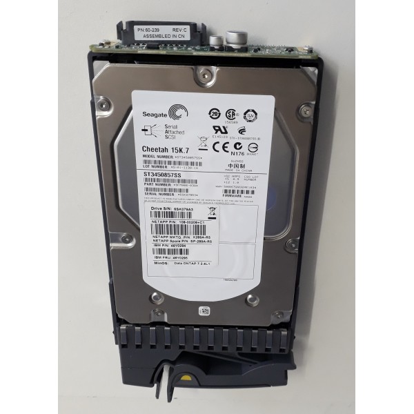 Disque Dur NETAPP FC 3.5 15 Krpm 450 Gb X289A-R5