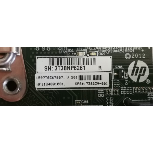 Carte mere HP Proliant BL460C : 738239-001