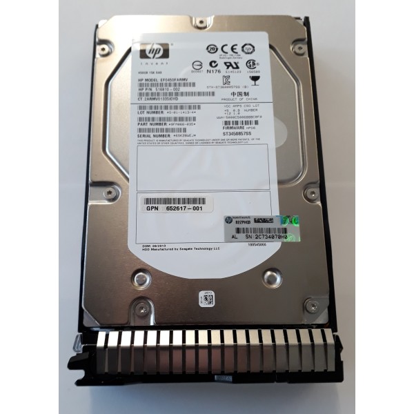 Disco Duro HP 653951-001 G8 SAS 3.5" 450 Gigas 15 Krpm