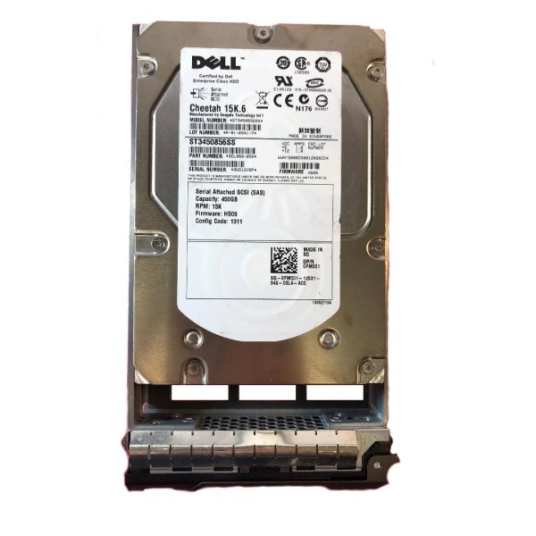 Disque Dur DELL SAS 3.5 15 Krpm 450 Gb 0FM501 -R