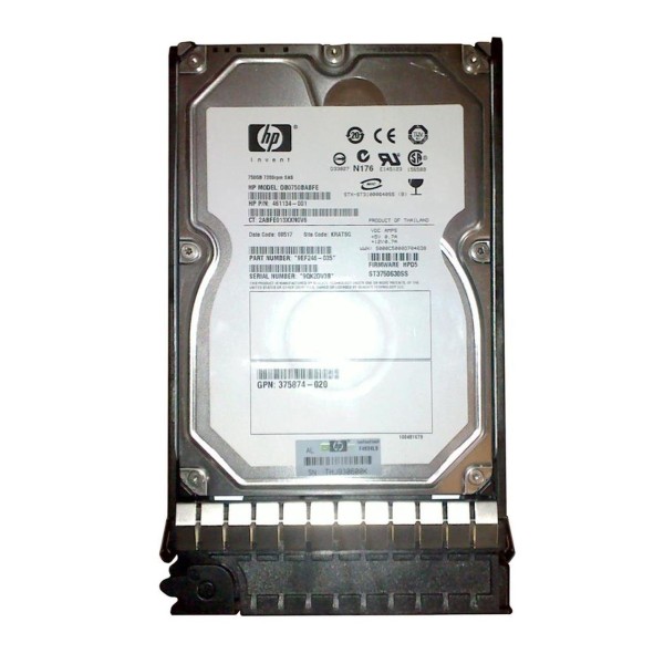 Disque Dur HP SAS 3.5 7200 Rpm 750 Gb DB0750BABFE