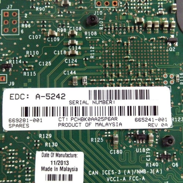 Carte Reseau HP : 669281-001