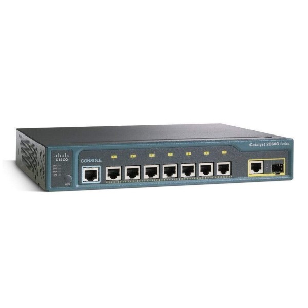 Switch 8 Ports CISCO : WS-C2960G-8TC-L