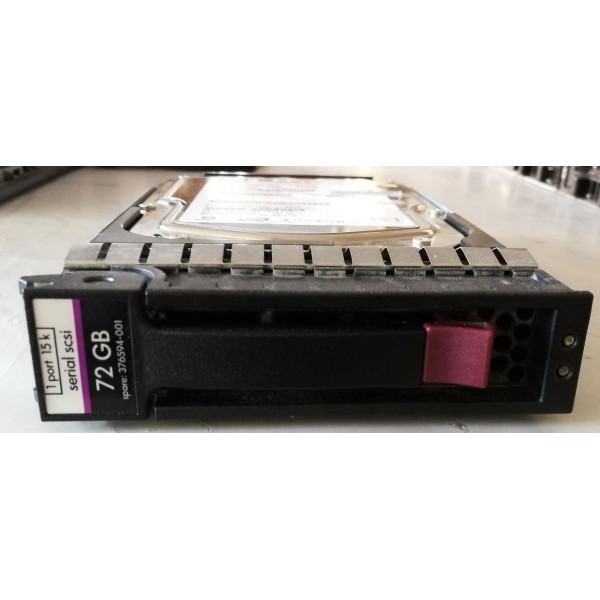 Disque Dur HP SAS 3.5 15 Krpm 72 Gb DF072A9844