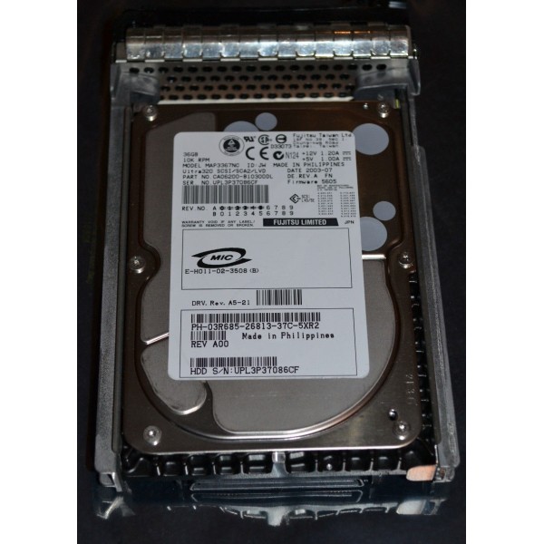 Disque dur DELL 3R685 SCSI 3.5" 36 Gigas 10 Krpm